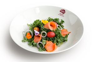 Salad cá hồi xông khói Nauy